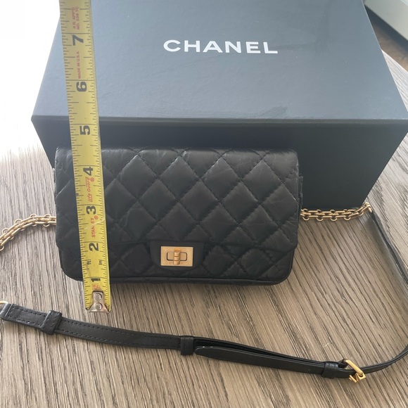 Authentic Chanel Belt Bag with Gold Chain - Picture 7 of 10